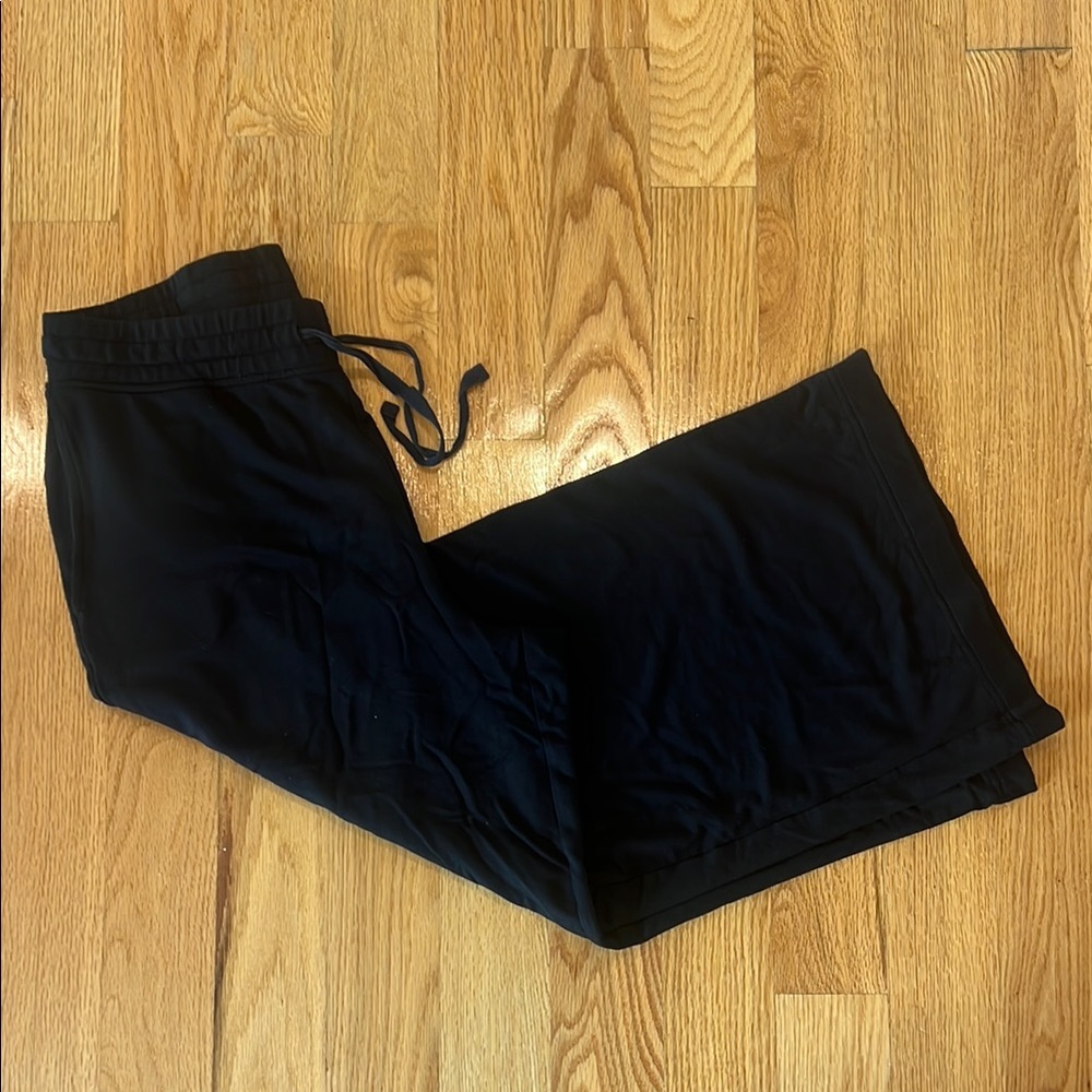 LOFT Black Wide Leg Lou & Grey